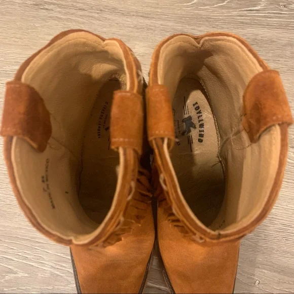 Idyllwind by Miranda Lambert Brown Fringe Leather Boots - Picture 5 of 7